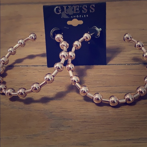 Guess Jewelry - WOMENS GUESS GOLD ROSE EARRINGS